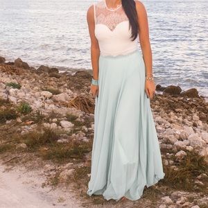 Timeless Favorite Chiffon Maxi Skirt in Mint